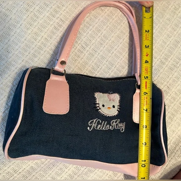 Hello Kitty VINTAGE denim PURSE 👛 - Picture 3 of 4